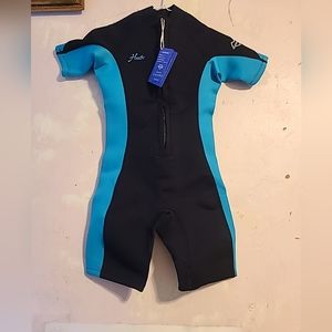 Hevto Wetsuits Kids and Youth 10X Neoprene Full Shorty Suits Surfing Swimming